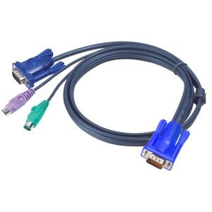 KVM SWİTCH KABLOSU PS2 TO VGA ERKEK 1.5MT RAİN