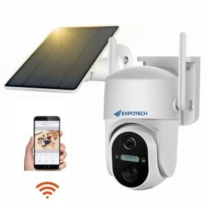EXPOTECH EX-US52RB-4G Solar Smart Güvenlik Kamerası 4G Sim 3mp Wi-Fi Renkli Gece Görüş Harekete Duyarlı