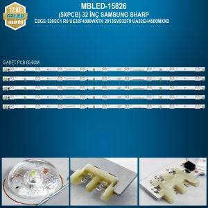 TAKIM LED-26 (5X237) 32 SAMSUNG SHARP FHD D2GE 320SC1 R0 BN96 28489A UE32F5070SS UE32F5570SS UE32F5570 UE32F4000