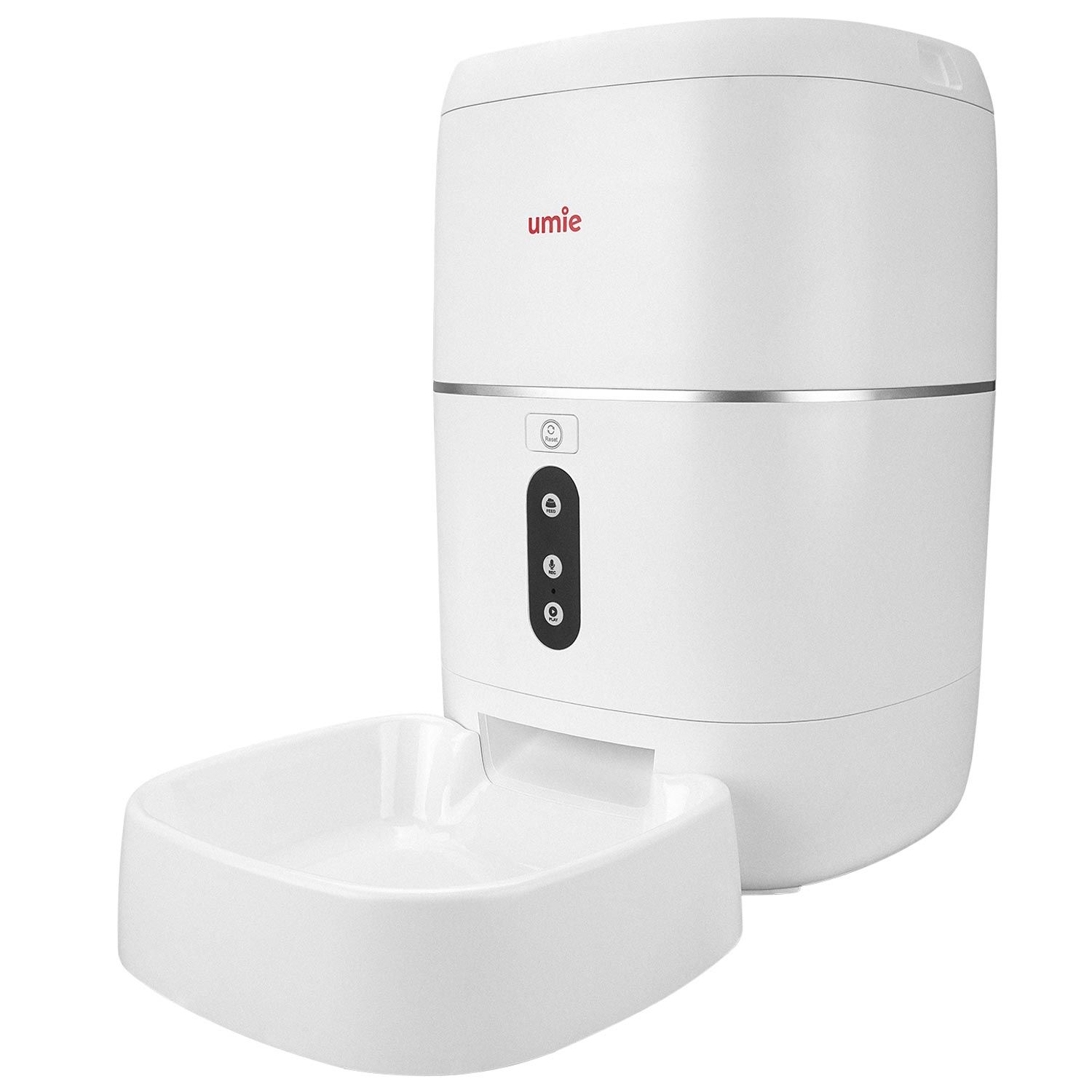 UMIE UM-PF2021A Kedi Köpek Besleyici 6 Litre Sesli Mesaj Otomatik Yem Kabı Wifi + Bluetooth Tuya Destekli
