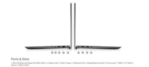 N4105BPVN5401EMEA Vostro 5401 Ci5-1035G1 8GB 256GB SSD MX 330-2G 14.0'' Win 10 Pro