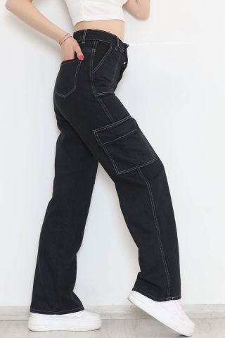 Kargo Cepli Palazzo Kot Pantolon Füme1 - 10212.925.