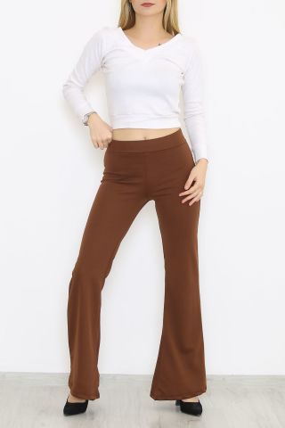 İspanyol Paça Pantolon Kahve - 8635.1567.