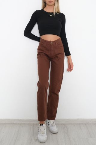 Boyfriend Kot Pantolon Kahve - 6675.925.