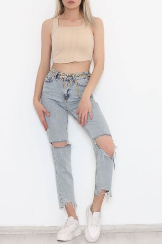Kare Yaka Crop Bej - 3482.1595.