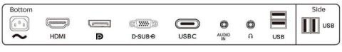 243B9-00 23.8'' 1920X1080 4MS 75HZ VGA HDMI USB-C SİYAH LED MONİTÖR