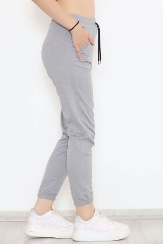 Bel Paça Lastikli Eşofman Altı Gri - 550060.1608.
