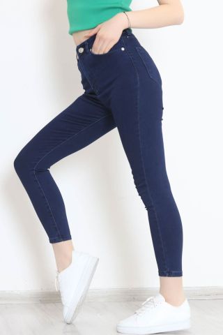 Süper Likra Kot Pantolon Mavi7 - 9815.1431.