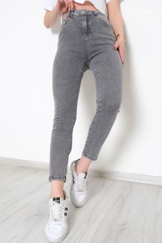 Süper Likra Kot Pantolon Füme1 - 9815.1431.