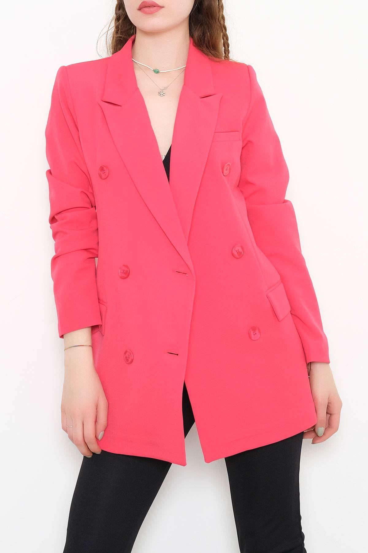 Blazer Ceket Fuşya - 9308.1174.
