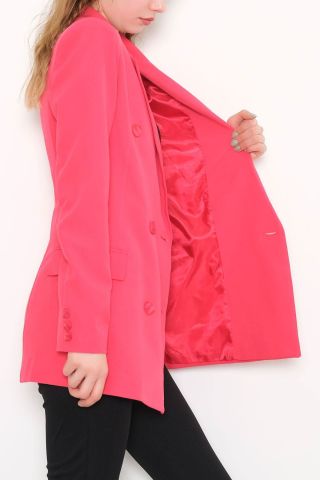 Blazer Ceket Fuşya - 9308.1174.