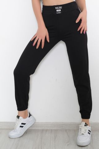 Paça Lastikli Eşofman Altı Siyah - 330210.1608.
