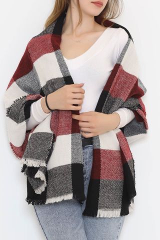 Kaşe Şal Siyahbordo - 10372.750.