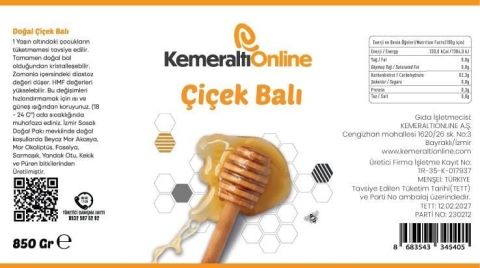 Çiçek Balı 850gr