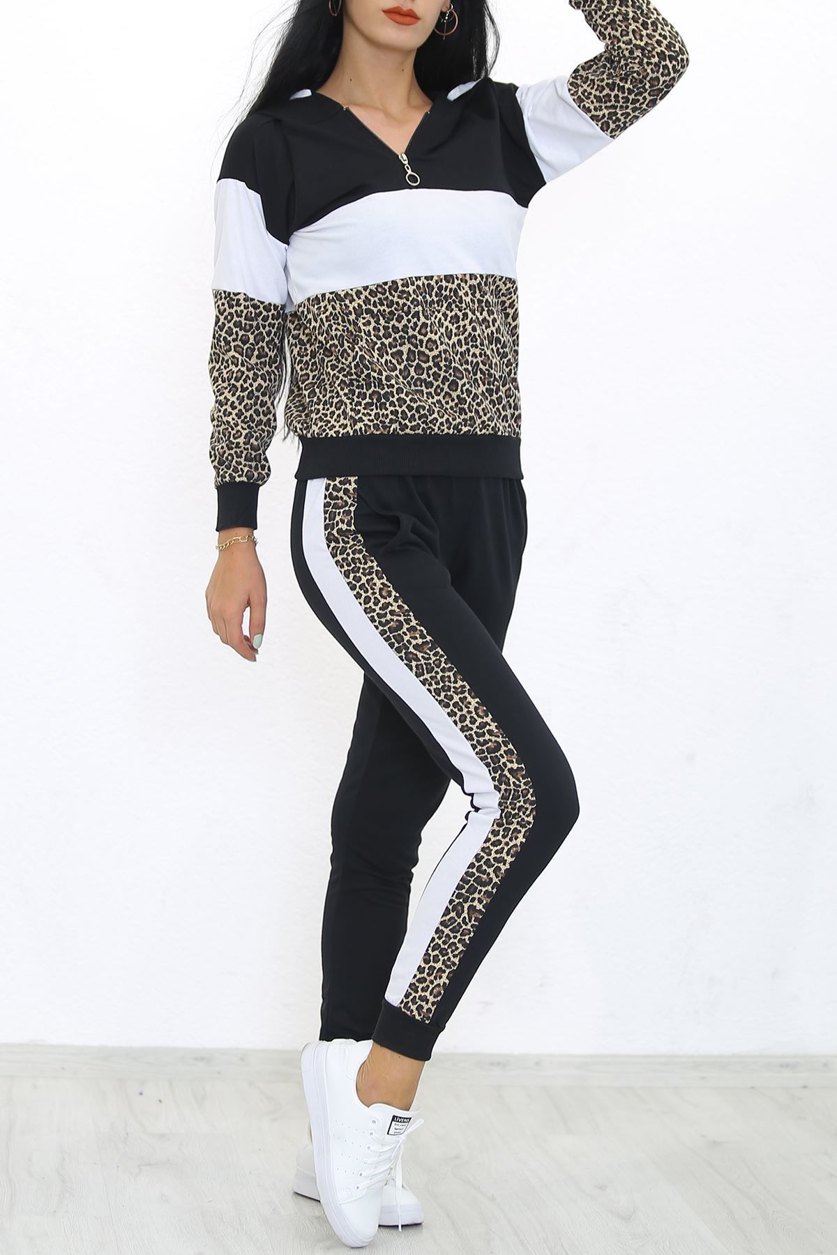 Parçalı Eşofman Takımı Leopar - 7869.1005.