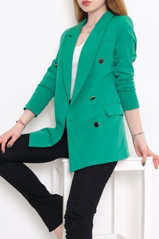 Blazer Ceket Açıkyeşil - 1102.1174.