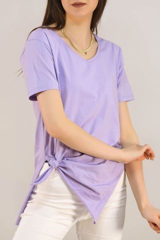 Penye Tunik Tişört Lila - 1062.275.