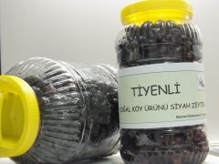 Tiyenli Siyah Zeytin - Az Tuzlu Sofralık (KALİBRE: XL 201-230) Trilye Sele Zeytini 1 KG