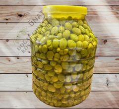 Tiyenli Taş Kırma Yeşil Zeytin - 1 KG
