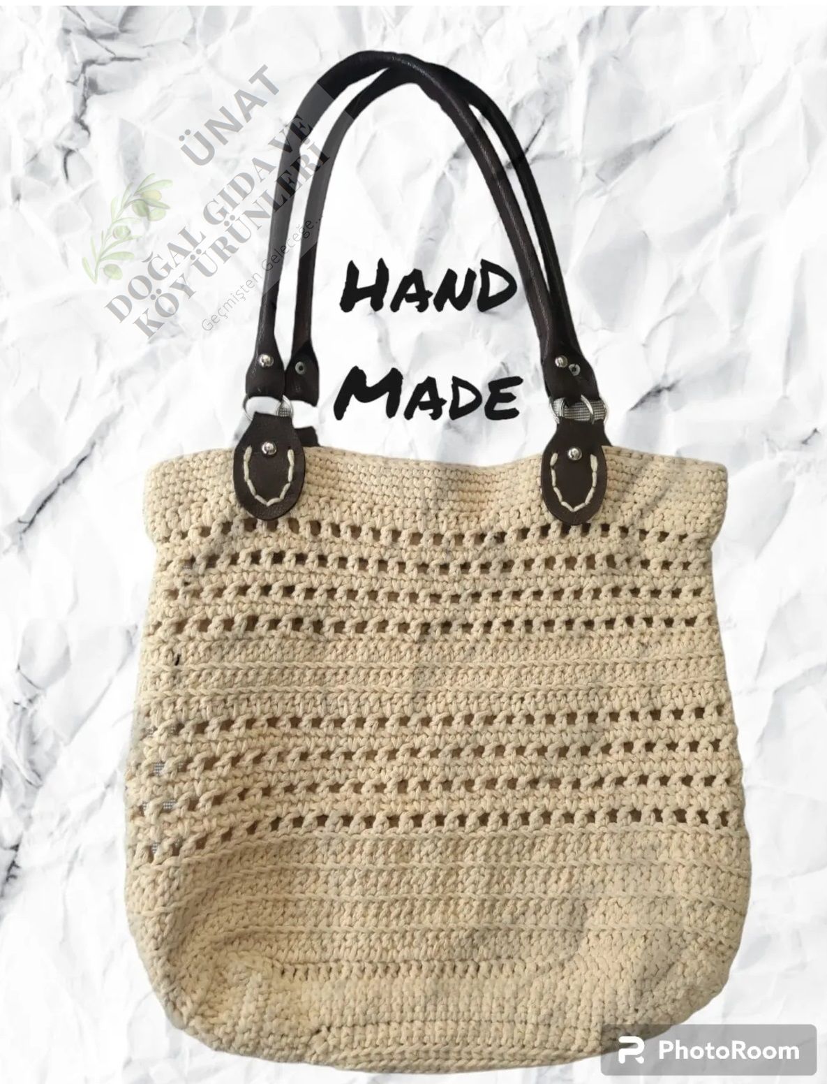 Handmadecanta Makrome İplik Omuz Çantası