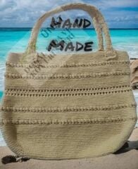 Handmadecanta Pamuk İplik Omuz Çantası