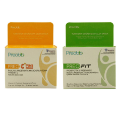 2 li paket Preobio Preofit + Preobio C Plus (probiyotik Ve Vitamin C Içeren Takviye Edici Gıda