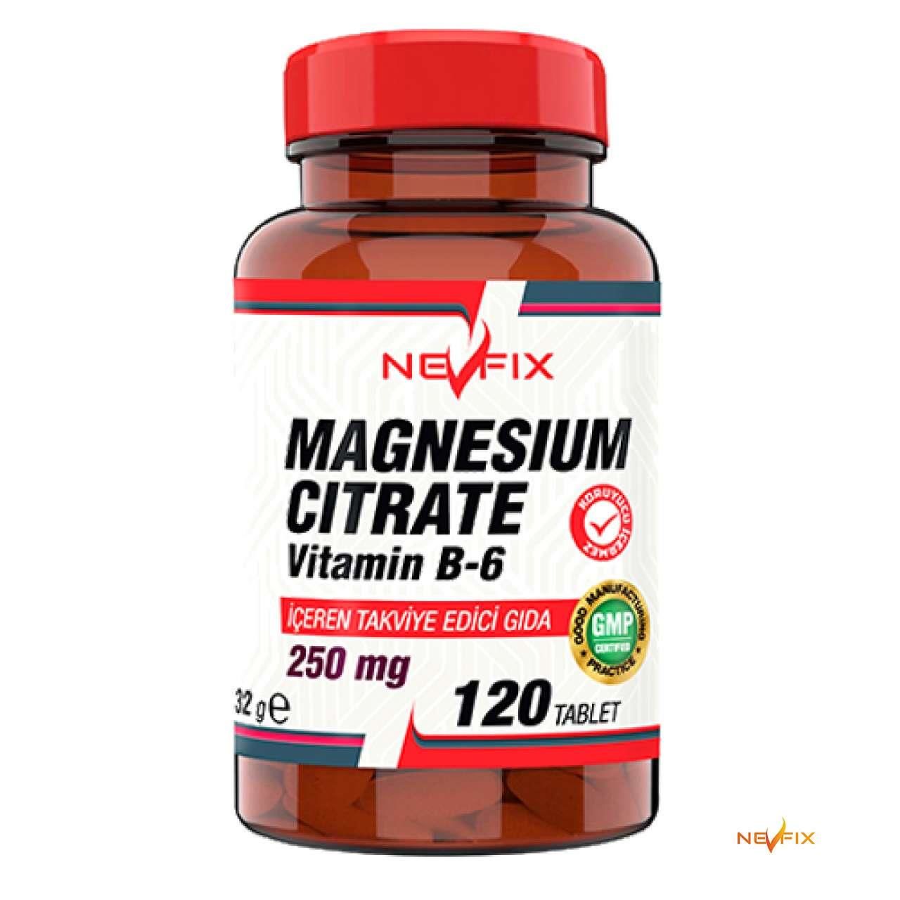 Nevfix Magnesium Citrate 120 Tablet