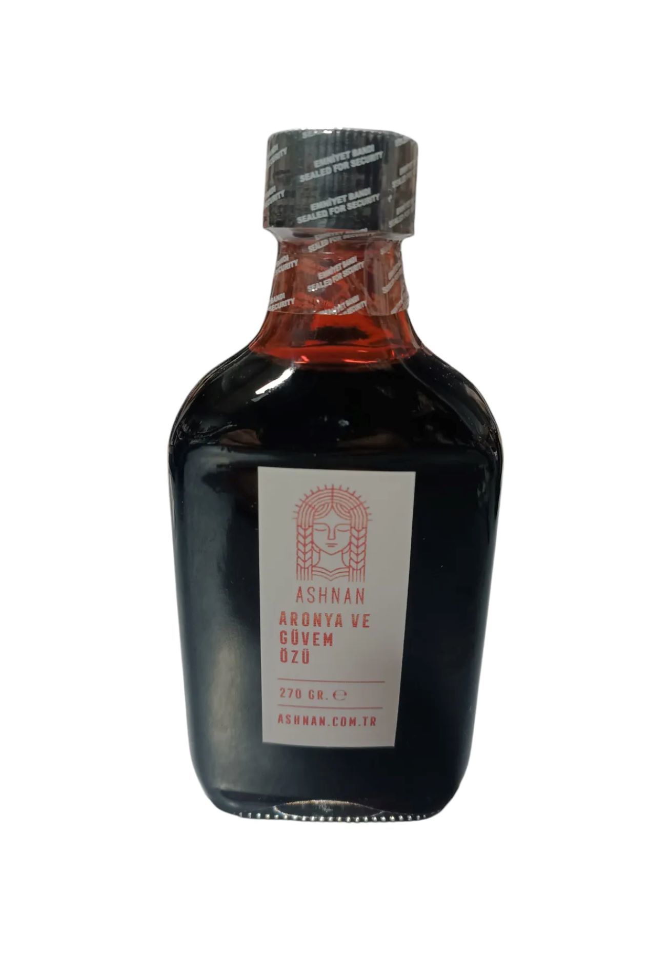 Ashnan Aronya Güvem özü 270 gr (%90 Aronya %10 Güvem ) Soğuk pres vakum kazan özüt