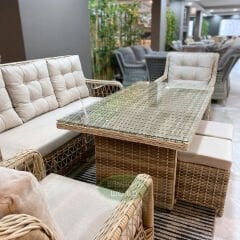 Bella Deniz Kabuğu Rattan Oturma Grubu