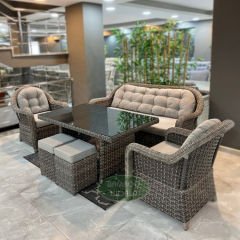 Lion 708 Rattan Oturma Grubu