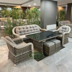 Lion 861 Rattan Oturma Grubu