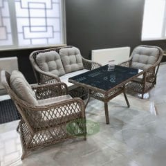 Jade 707 İkili Rattan Oturma Grubu