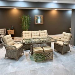 Boss Rattan Üçlü Oturma Grup