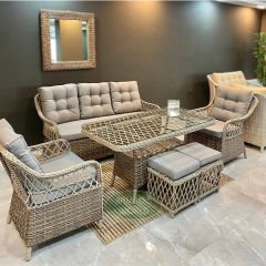Boss Rattan Üçlü Oturma Grup