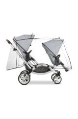 İkiz Bebek Arabası Yağmurluğu (ABC Design ''ZOOM'' ile uyumlu)