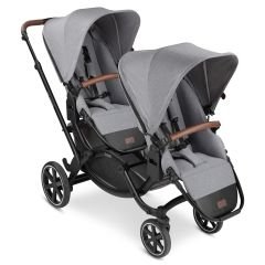 ABC Design Zoom Tin İkiz Bebek Arabası Jixy Black Set
