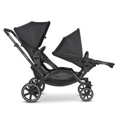 Zoom Ink İkiz Bebek Arabası Travel Set (ABC Design İkiz Bebek Arabası + Jixy Siyah Ana Kucağı)