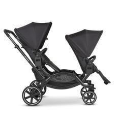 Zoom Ink İkiz Bebek Arabası Travel Set (ABC Design İkiz Bebek Arabası + Jixy Siyah Ana Kucağı)