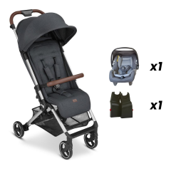Ping Storm - Kabin Boy Bebek Arabası Travel Set (Jixy Antrasit Ana Kucağı ile)