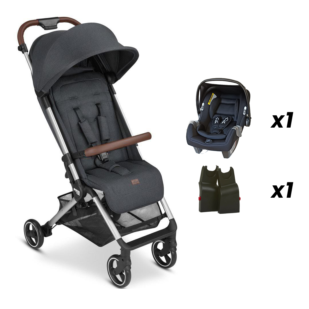 Ping Storm - Kabin Boy Bebek Arabası Travel Set (Jixy Siyah Ana Kucağı ile)