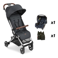 Ping Storm - Kabin Boy Bebek Arabası Travel Set (Jixy Siyah Ana Kucağı ile)