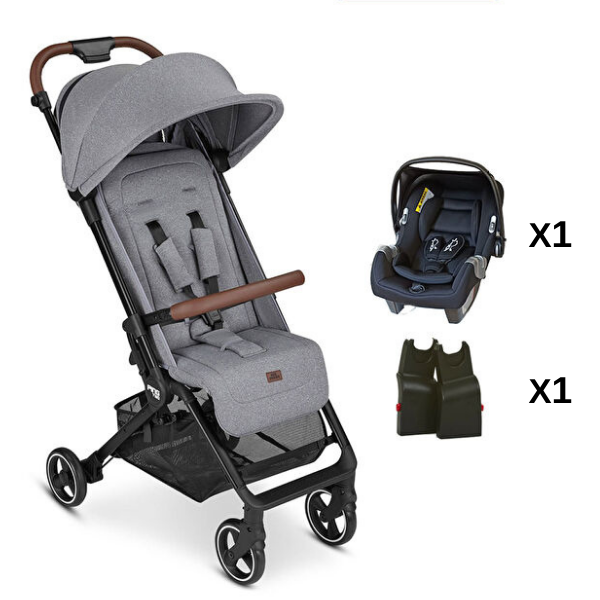 Ping Tin - Kabin Boy Bebek Arabası Travel Set (Jixy Siyah Ana Kucağı ile)