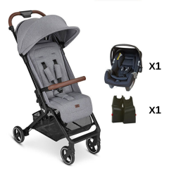 Ping Tin - Kabin Boy Bebek Arabası Travel Set (Jixy Siyah Ana Kucağı ile)