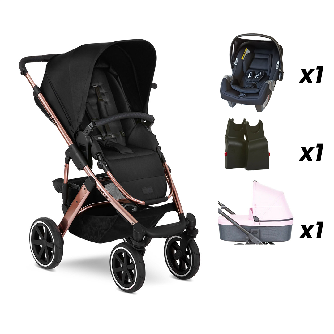 Salsa 4 Rose Gold Full Travel Sistem Bebek Arabası