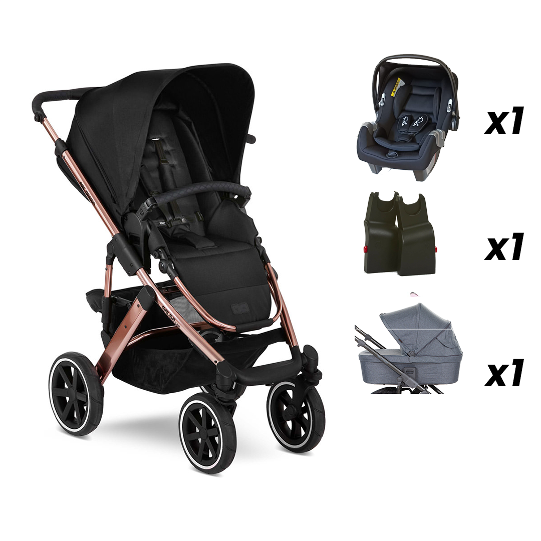Salsa 4 Rose Gold Full Set Travel Sistem Bebek Arabası