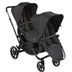 ABC Design Zoom2 Coal Travel Set - Özel Seri İkiz Bebek Arabası Antrasit Ana Kucaklı Seyahat Seti