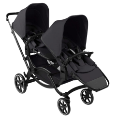 ABC Design Zoom2 Coal Travel Set - Özel Seri İkiz Bebek Arabası Antrasit Ana Kucaklı Seyahat Seti