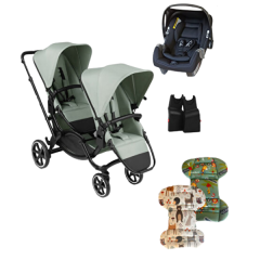 ABC Design Zoom Pine (İkiz Bebek Arabası) Seyahat Seti