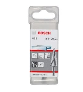 BOSCH 4-20 mm HSS Kademeli Matkap Ucu Altıgen Saplı (2608597524)