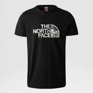 THE NORTH FACE Woodcut Erkek T-Shirt Siyah